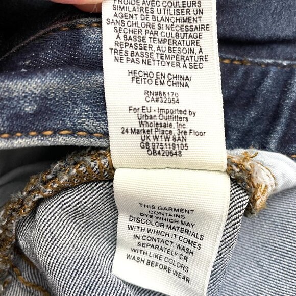 Free People Women's Jeans Skinny Dark Wash size 29 style OB420648 length 28" - Picture 9 of 10